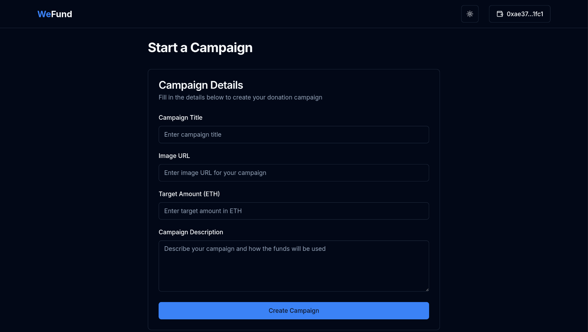 Wefund - Decentralized crowdfunding platform - Thumbnail 3